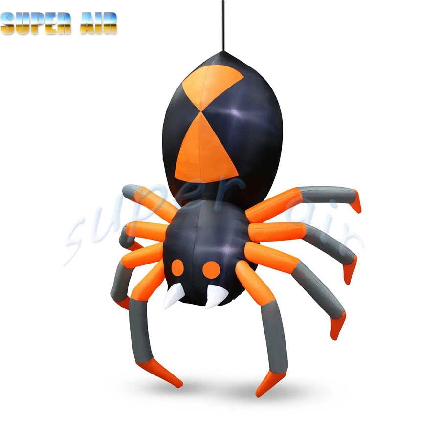 Special Halloween decoration custom scary inflatable Halloween spider for sale