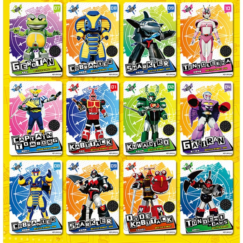 Kayou original b-robô kabutack coleção cartões ssr ur qr tema requintado design anime personagens cartões brinquedos da infância presentes