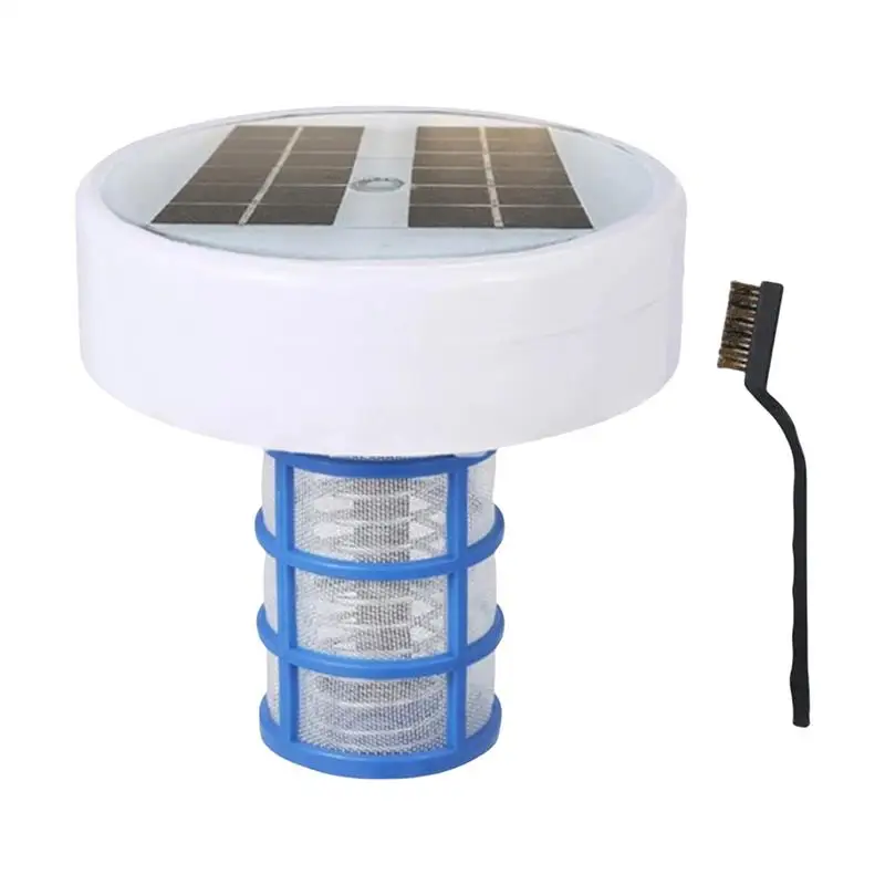 

Solar Powered Pool Ionizer Floating Solar Powered Pool Ionizer Water Purifier with Copper Ionization Multi-Color LED Lights