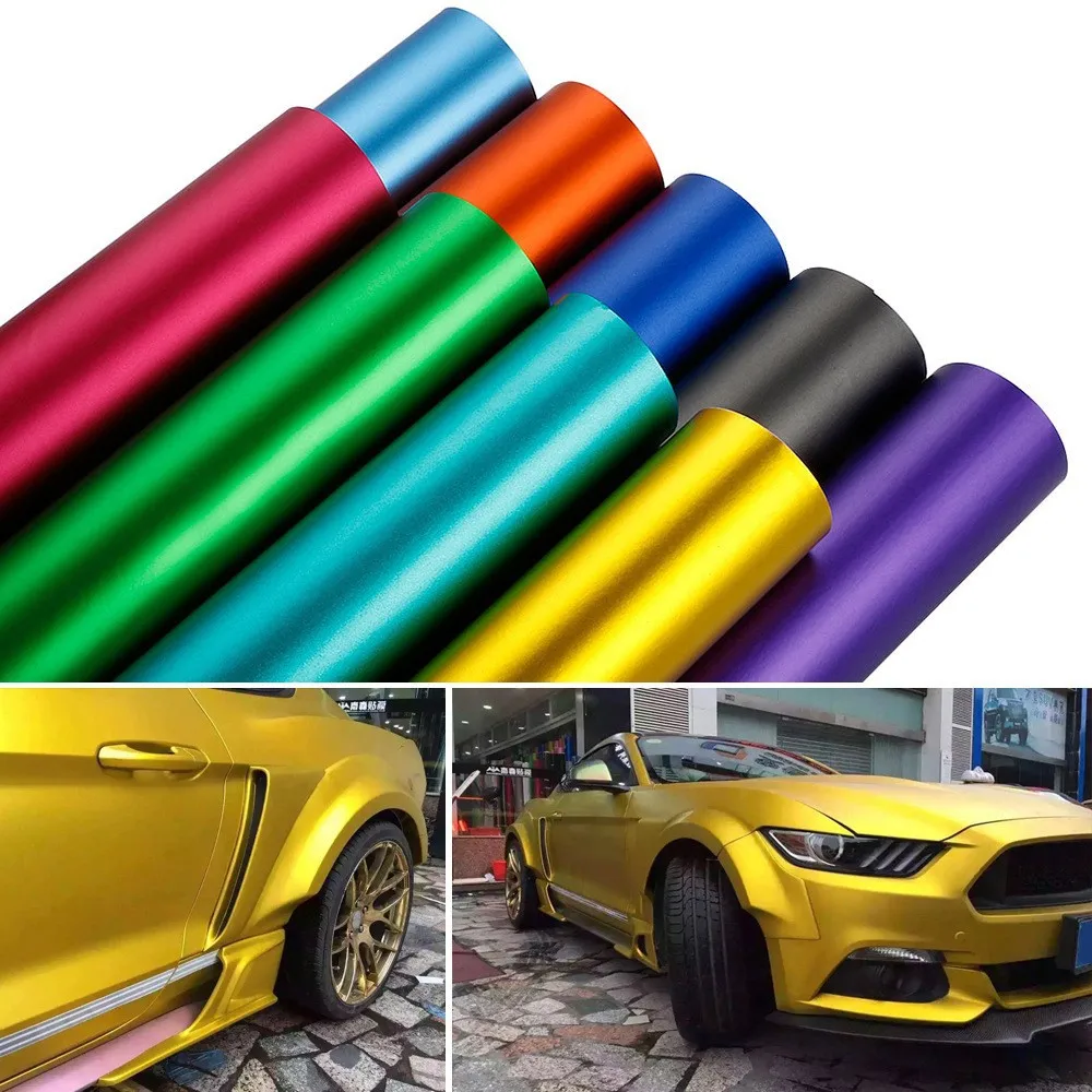 5x59Ft Full Roll Car Ice Film Vinyl Wrapping Chrome Matt Films Anti-scratch Cars Vehicle Sticker for Auto Wrap Film