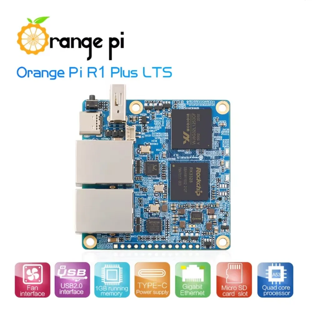 Orange Pi R1 Plus LTS 1GB RAM Rockchip RK3328 보드