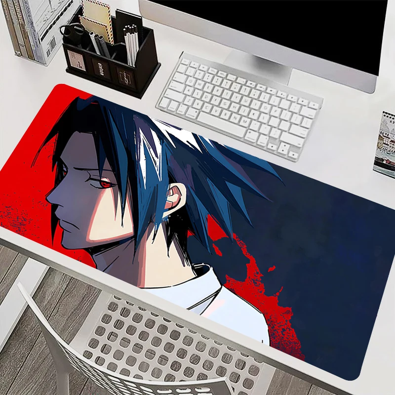 

Mouse Pad PC Accessories Keyboard Pad Office Desk Mat Anti Slip Mousepad Rubber Tablet Pad Gaming HD Naruto Sasuke Extended Pad