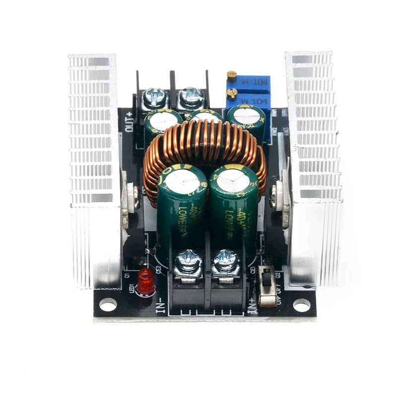 300W 20A DC-DC Buck Converter Step Down Module Constant Current LED Driver Power Step Down Voltage Module Electrolytic Capacitor