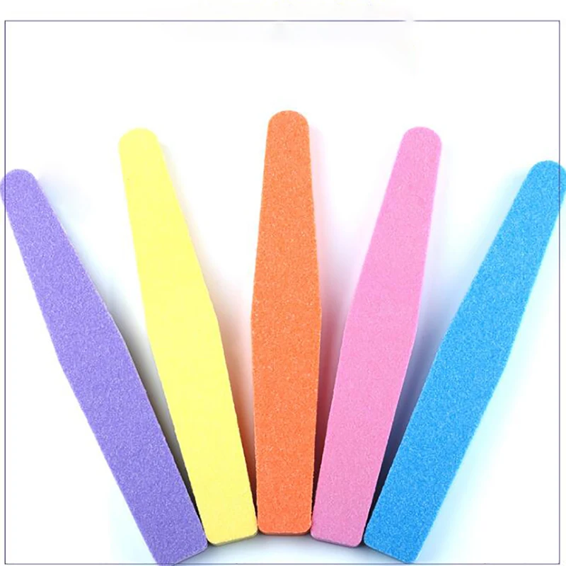 Lime à ongles Double face, éponge brillante, diamant naturel, polisseuse, outils de style pour le bricolage à la maison