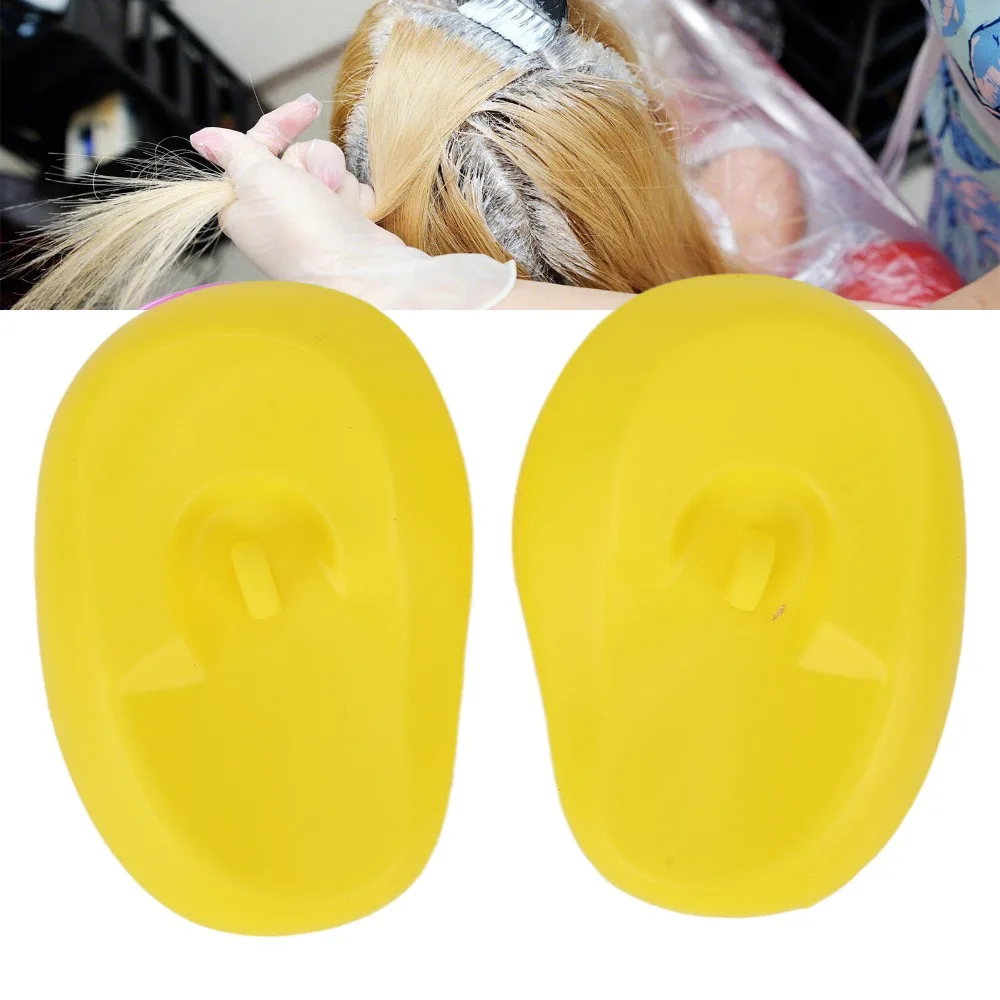 Silicone Material Protector Ear Covers Water Proof Professional Hair Dye Ear Cover Ergonomic Design Comfortable Ear Cover Guard