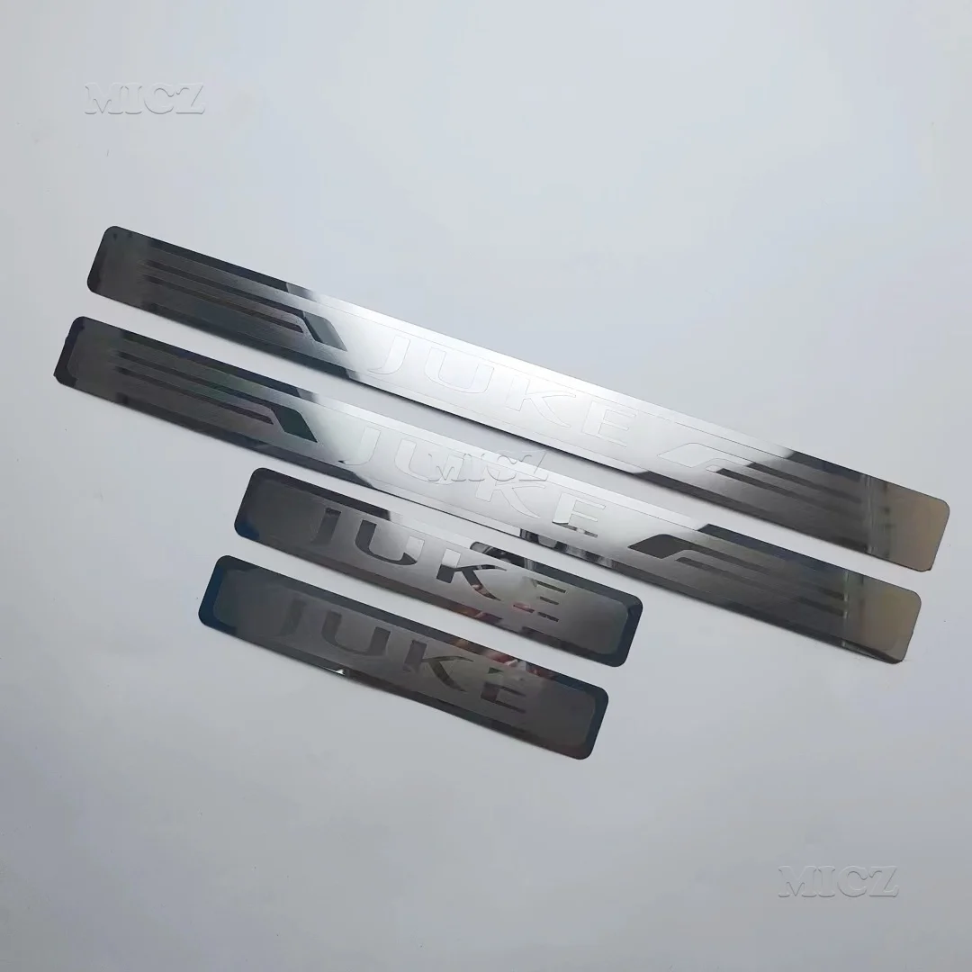 For Nissan JUKE 2010 2011 2012 2013 2014 2015 2016 2017 2018 2019 2020 Door Sill Scuff Plate Guard Pedal Protector Trim