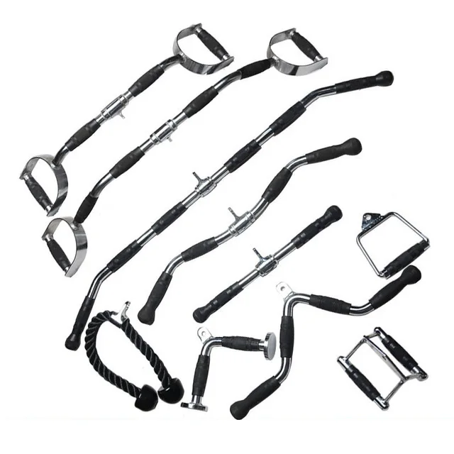 Drop Transport Smith Machine Fitness Grip Cable Gym Accessories Handle Grip Set
