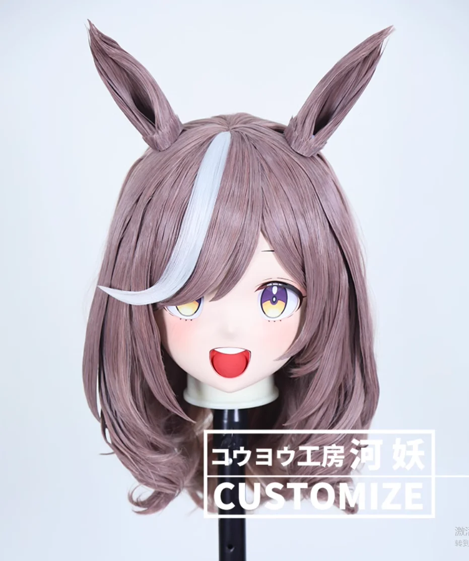 

C-10116 Настроить полную голову смола мультфильм косплей японский персонаж аниме ролевая игра Crossdress маска кигуруми с задней оболочкой