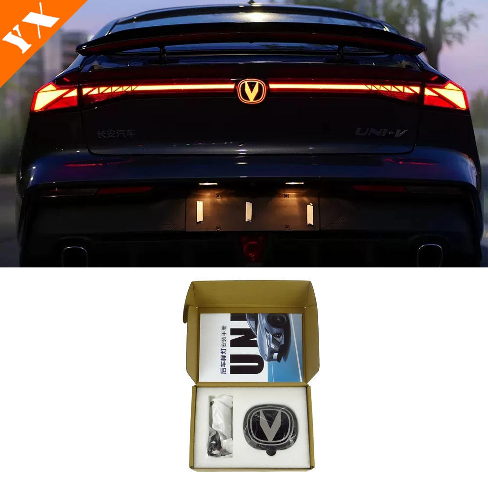 2023-2025 For Changan UNIV UNI-V LED Car Front Rear Car Logo Decoration Replacement Accessories