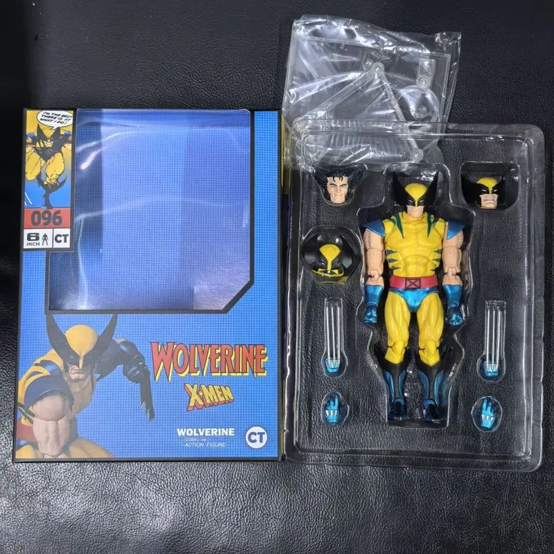

In Stock Ct Toys Mafex 096 Manga Version Wolverine Action Figure Ct Toys Logan Classic Battle Suit Marvel Mobile Figurine Model
