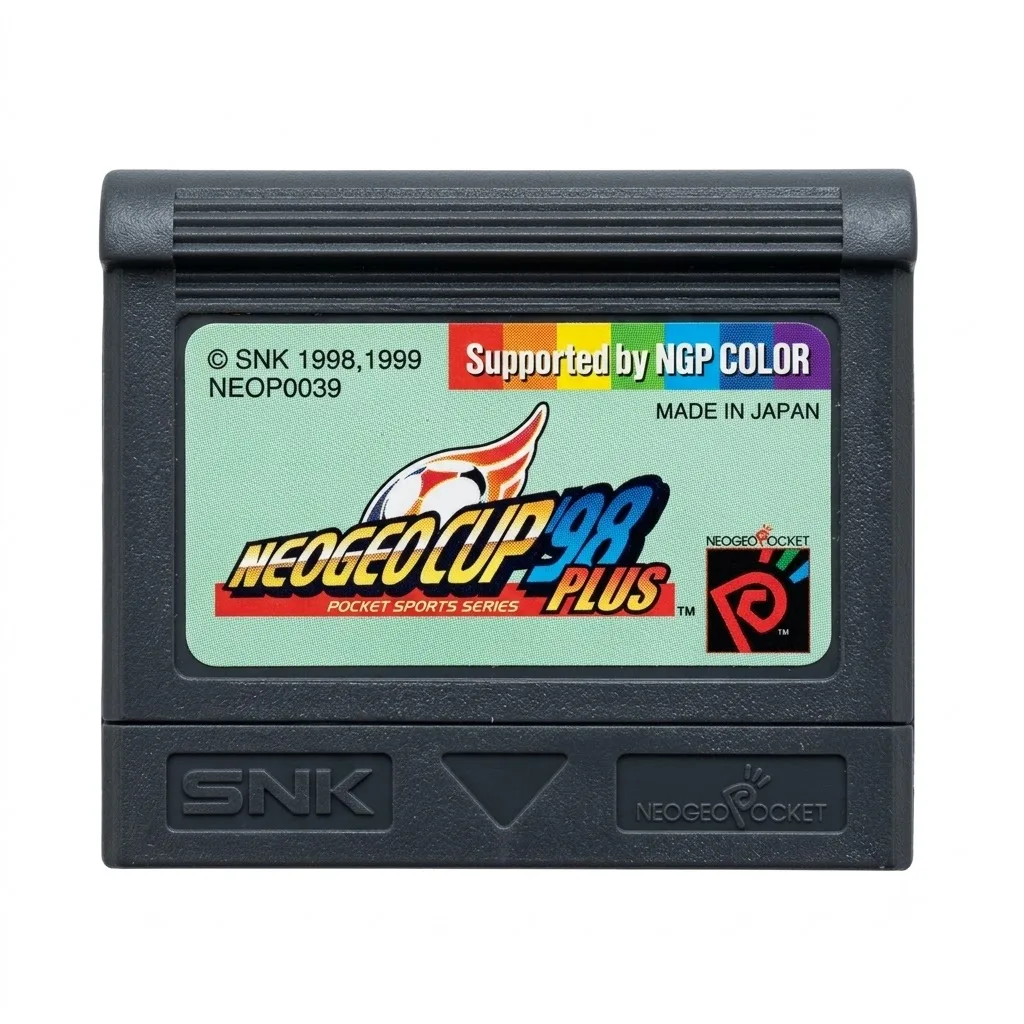 Custom Game Cartridge for NGPC, Pocket & Color- [ Neo Geo Cup 98 Plus Color ] -Dual Language Support (JP/EN) -High Compatibility