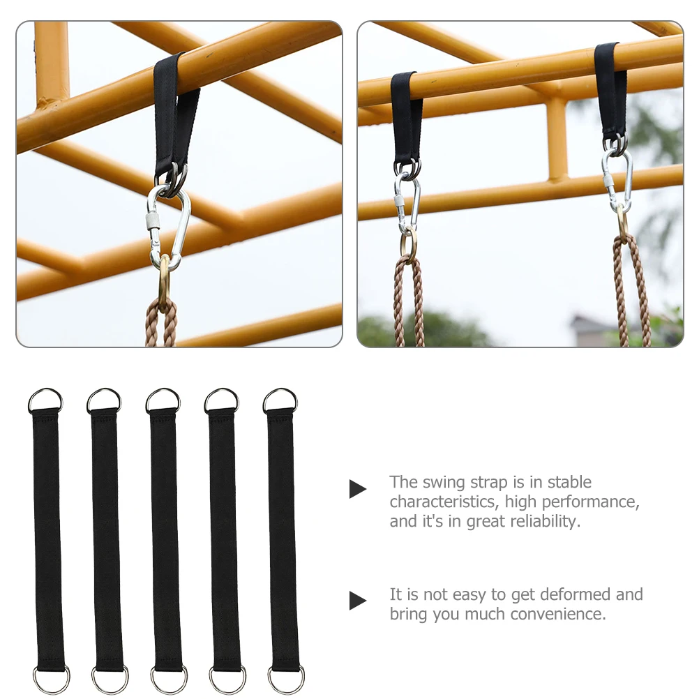 

6 Packs Swing Strap Heavy Duty Tree Hammock Hanging Rope Polyester Straps Outdoor Camping Pulley Kit Connection Belt For Trees