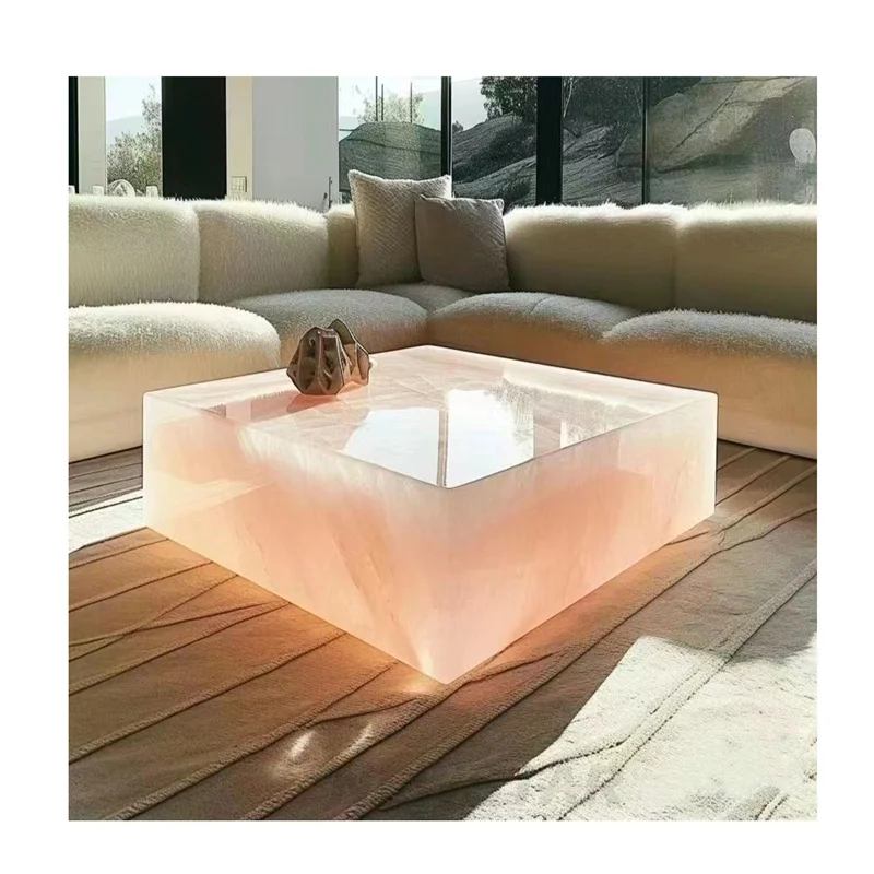

Living room simple coffee table rectangular coffee table modern marble coffee table