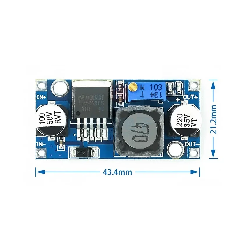 LM2596 DC to DC Buck Converter 3.0-40V to 1.5-35V Step-down Power Supply Module 3A Adjustable Step-down Module Voltage Regulator