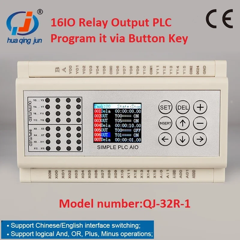 chingjun-16io-relais-de-sortie-plc-controleur-logique-programmable-qj-32r-1-programmation-via-bouton-simple-plc-pour-moteurs