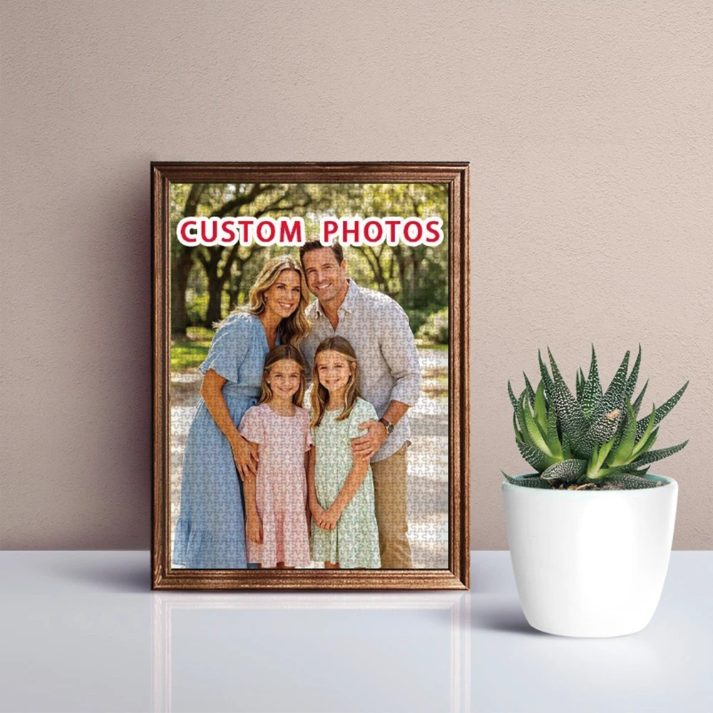 35/300/500/1081pcs Personalized Custom Photo Puzzle Pet Photos For Festivals Parties Weddings Birthdays Holidays