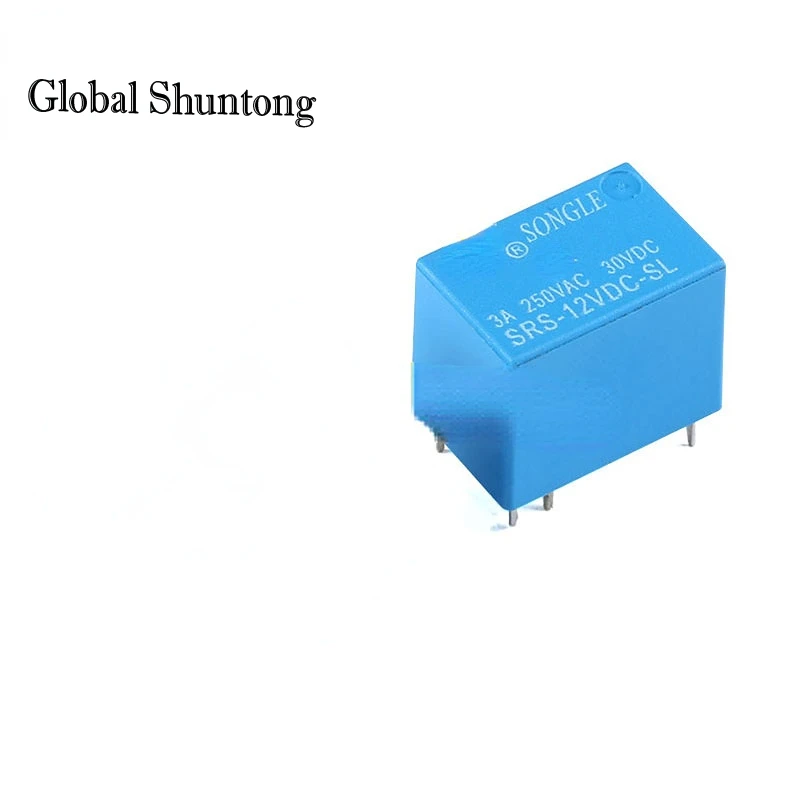 10Pcs Relays 4100 SRS-05VDC-SL SRS-12VDC-SL SRS-24VDC-SL 5V 12V 24V 3A A Set of Conversions 6PIN