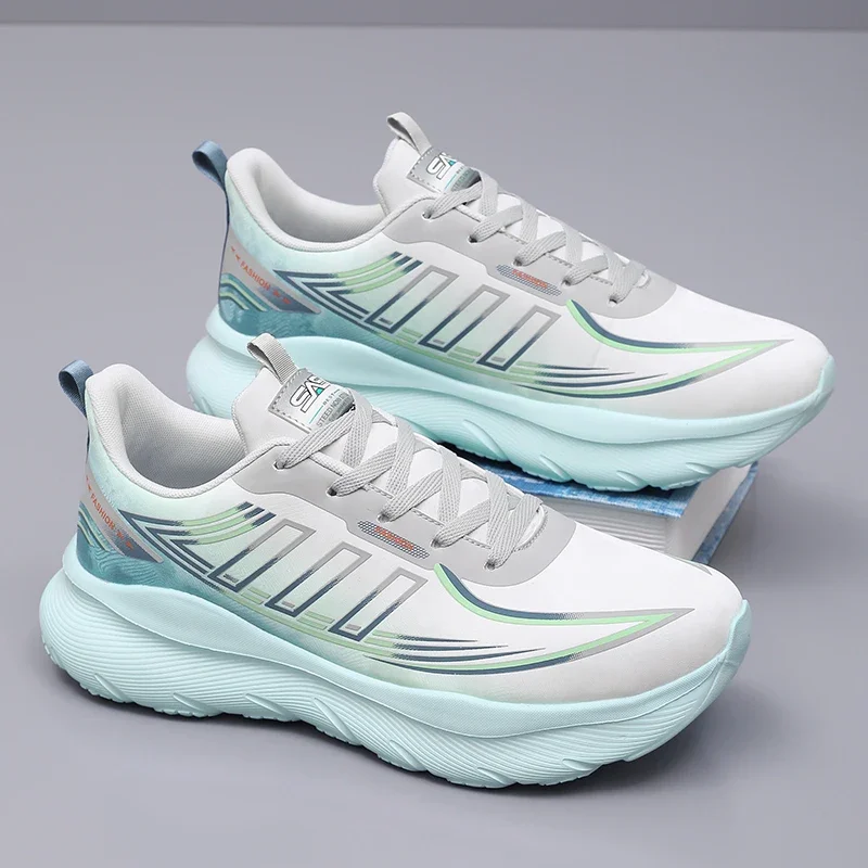 

2025 New Microfiber Sports Casual Fashion Versatile Street Wear-Resistant Trendy Shoes Men's Shoes Running Shoes