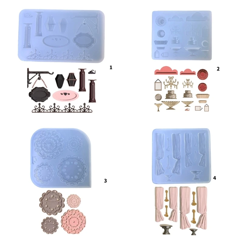 

Practical Silicone Mold Garden Themed Accessories Mould Unique Epoxy Resin Jewelry Molds for Crafting Enthusiasts