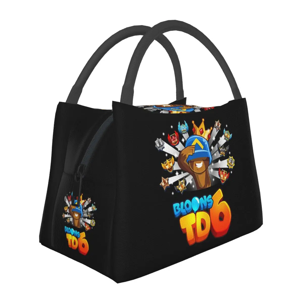 Bloons Td 6 Borse per il pranzo per bambini Bento Box isolato Borsa per il pranzo impermeabile Borse da picnic Borsa termica per donna Studente Viaggio