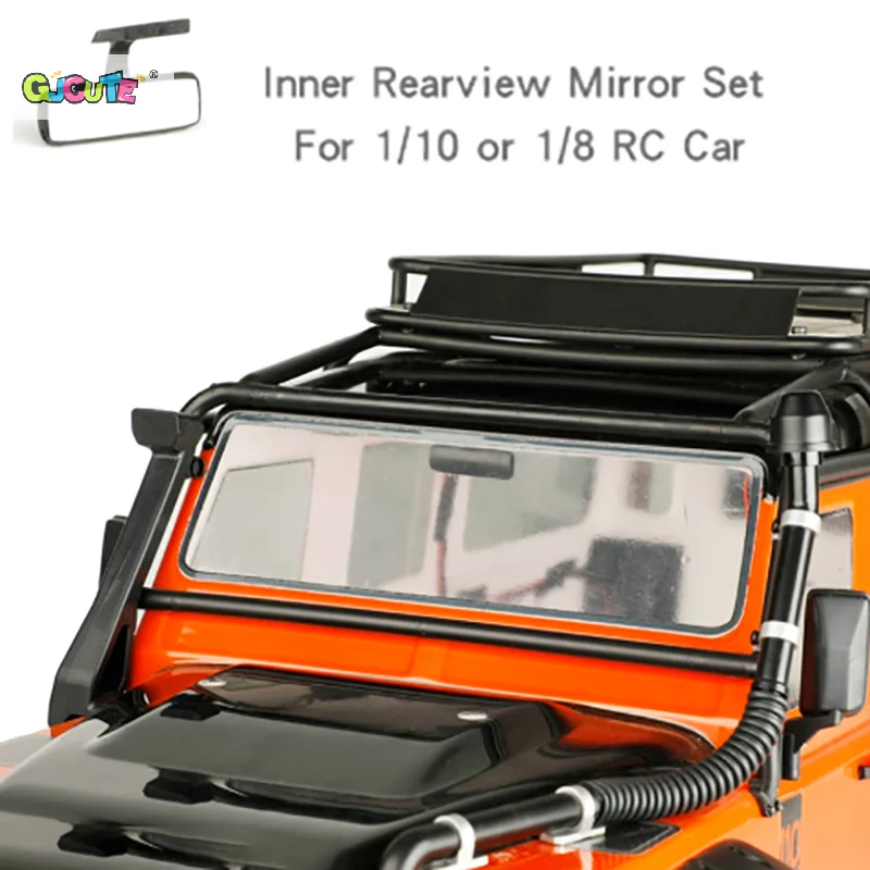 ل TRX4 SCX10 RD110 D90 MST VS4 # R040-1 RCDream 1/10 1/8 مقياس مرآة الرؤية الخلفية الداخلية أجزاء الزخرفية المقلدة