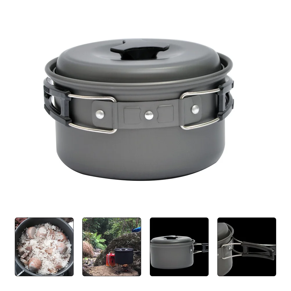 Boiler Cooking Utensil Folding Pot Aluminum Outdoor Camping Cookware Utensils Accessories Travel