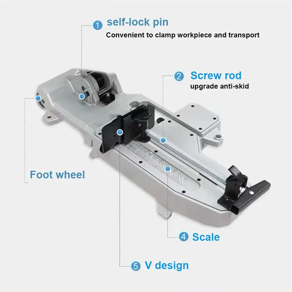 Portable multifunctional band saw handheld metal cutting band saw machine tool 45 degree profile small sawing machine