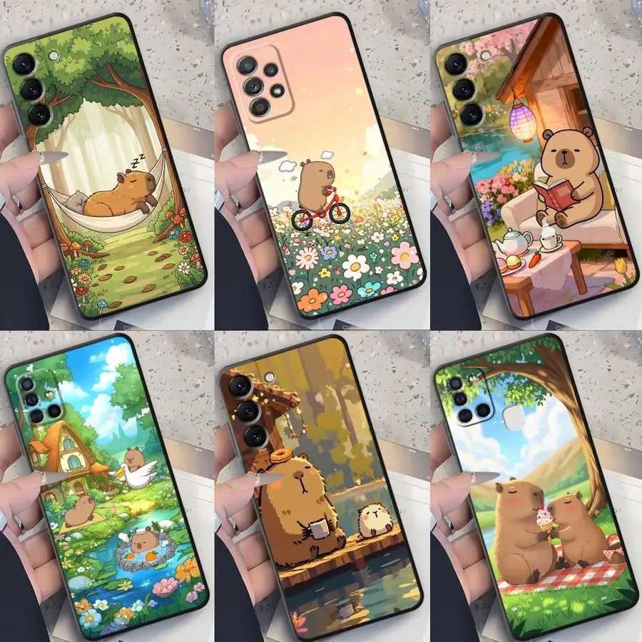 Phone Cover Case for Samsung Galaxy A16 A22 A52 A35 A24 A51 A13 A14 A11 A12 A36 A26 A15 A34 Capybara