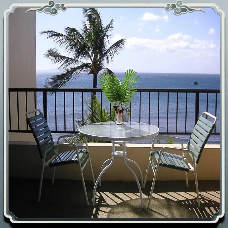 Durable 5 Pack Artificial Palm Plants Leaves Tropical Palm Tree Leaves Imitation Leaf Artificial Plants