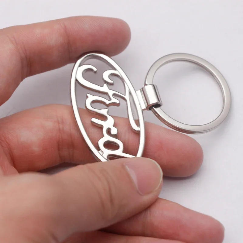 

1Pc Car Logo Keychain Keyring For Ford Mustang Focus3 2 Transit Ecosport Edge Fiesta Escape Kuga Mondeo Fusion Ranger Key Chain