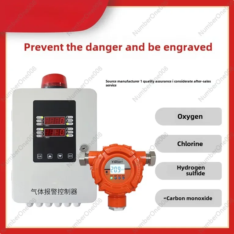 Oxygen Content Concentration Detector Toxic and Harmful Gas Detector Limited Confined Space Alarm Probe