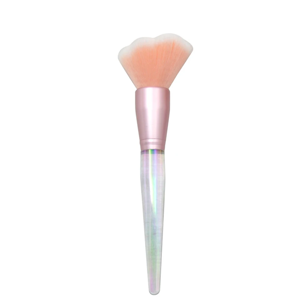 

Golden Big Plastic Handle Loose Powder Foundation For Makeup Tools Durable Reusable Ultra Dense Rayon Material Cat Paw