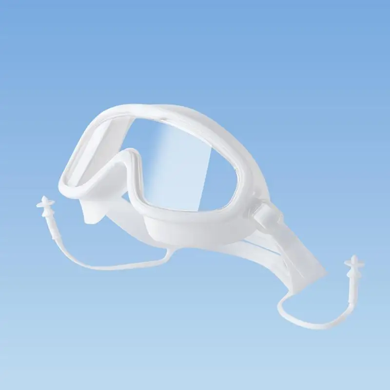 Kids Swimming Goggles Kids Swim Goggles Snorkel Goggles With PC Lenses Anti-Fog 180 Degree Clear View Kids Snorkel Gear Goggles