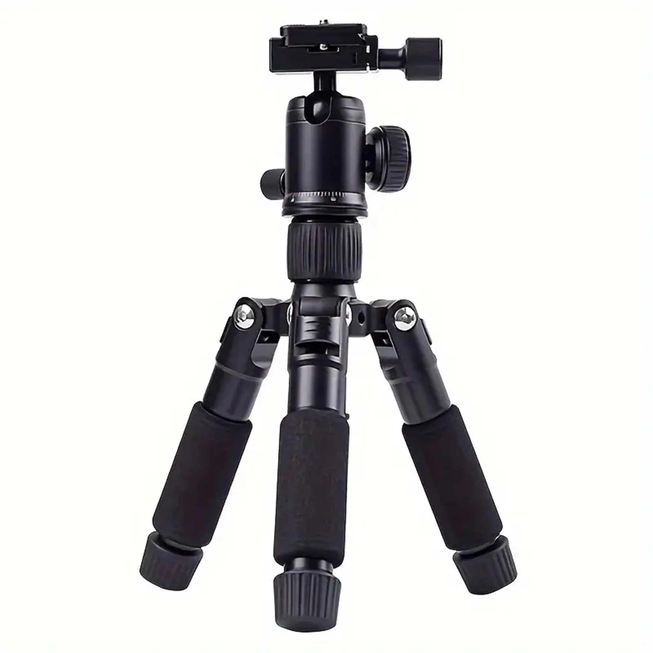 

Mini Desktop Tripod Portable Aluminum Camera Tripod with 360° Ball Head 6kg Load Capacity for DSLR Vlogging Macro Photography