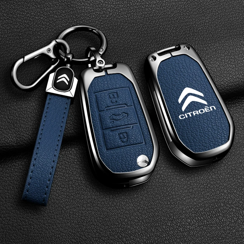 سبائك الزنك سيارة الوجه مفتاح القضية غطاء شل فوب لسيتروين C1 C2 C3 C4 C5 C6 VTS كسارا C-Crosser بيرلينجو ثاب DS3 DS4 DS5 DS6 #3