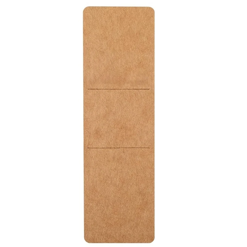 Kraft Sleeves 5.9 x 1.8inches Bookmarks Holder DIY Resin Display Cards for Wrapping Small Business D5QB