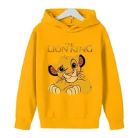 Creative Lion King Cartoon Pattern Printed Children's Sportswear Printed Warm, Comfortable and Skin Friendly Fabric