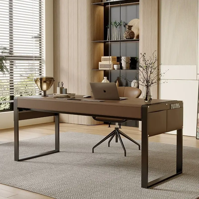 

Итальянский простой офисный стол, скандинавский высококачественный дизайн, компьютерный стол для руководителя, креативный кабинет, коммерческая мебель Escritorio FYOD