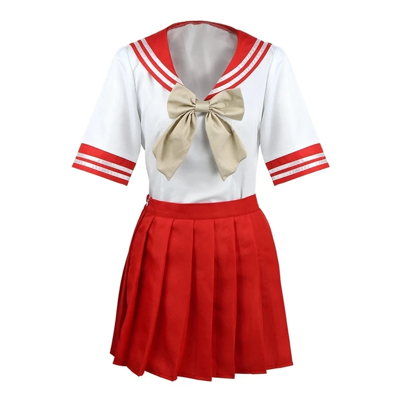 Disfraz de Anime My Dress Up Darling Inui Sajuna para hombre y mujer, uniforme escolar JK, falda, trajes de Halloween