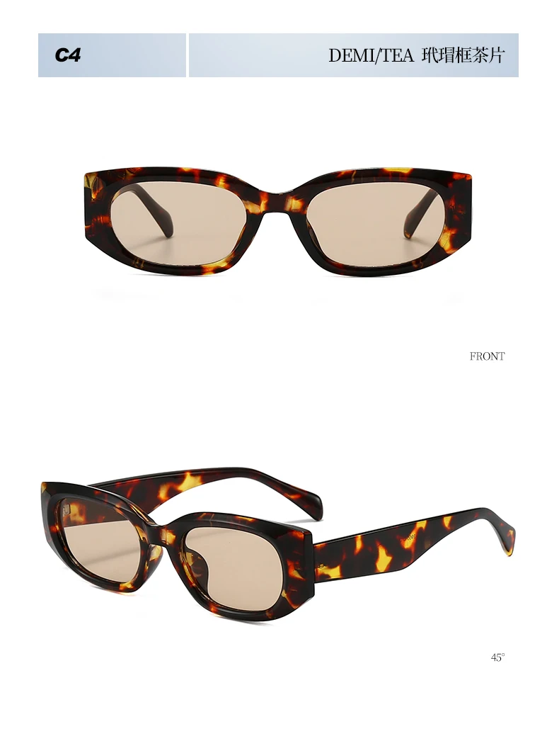 Retro Trendy Design Kleine Quadratische Rahmen frauen Sonnenbrille Persönlichkeit Luxus Design Sonnenbrille Männer Im Freien Fahren Shades UV400 – Detail 14