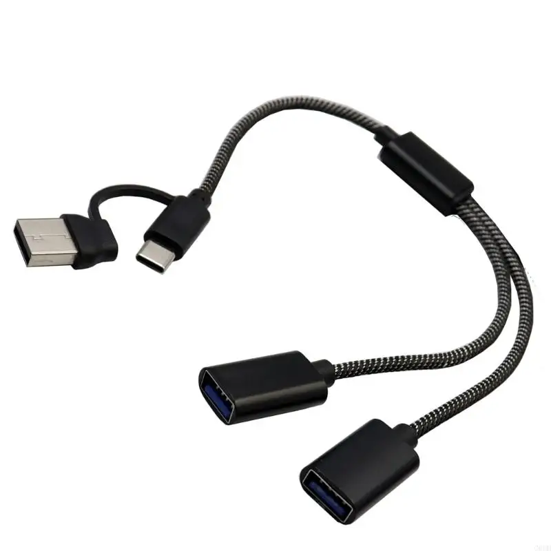 G6DD 2/3 Cổng USB2.0 Cáp bộ chia phụ nữ Dây bộ chuyển đổi USB để chuyển tệp