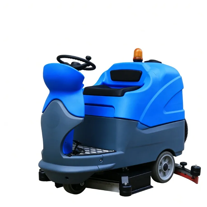 180 Floor Scrubber Ride on Road Street Leaf Collecting Scrubber Machine Industrial Electric Battery Floor Sweeper O8
