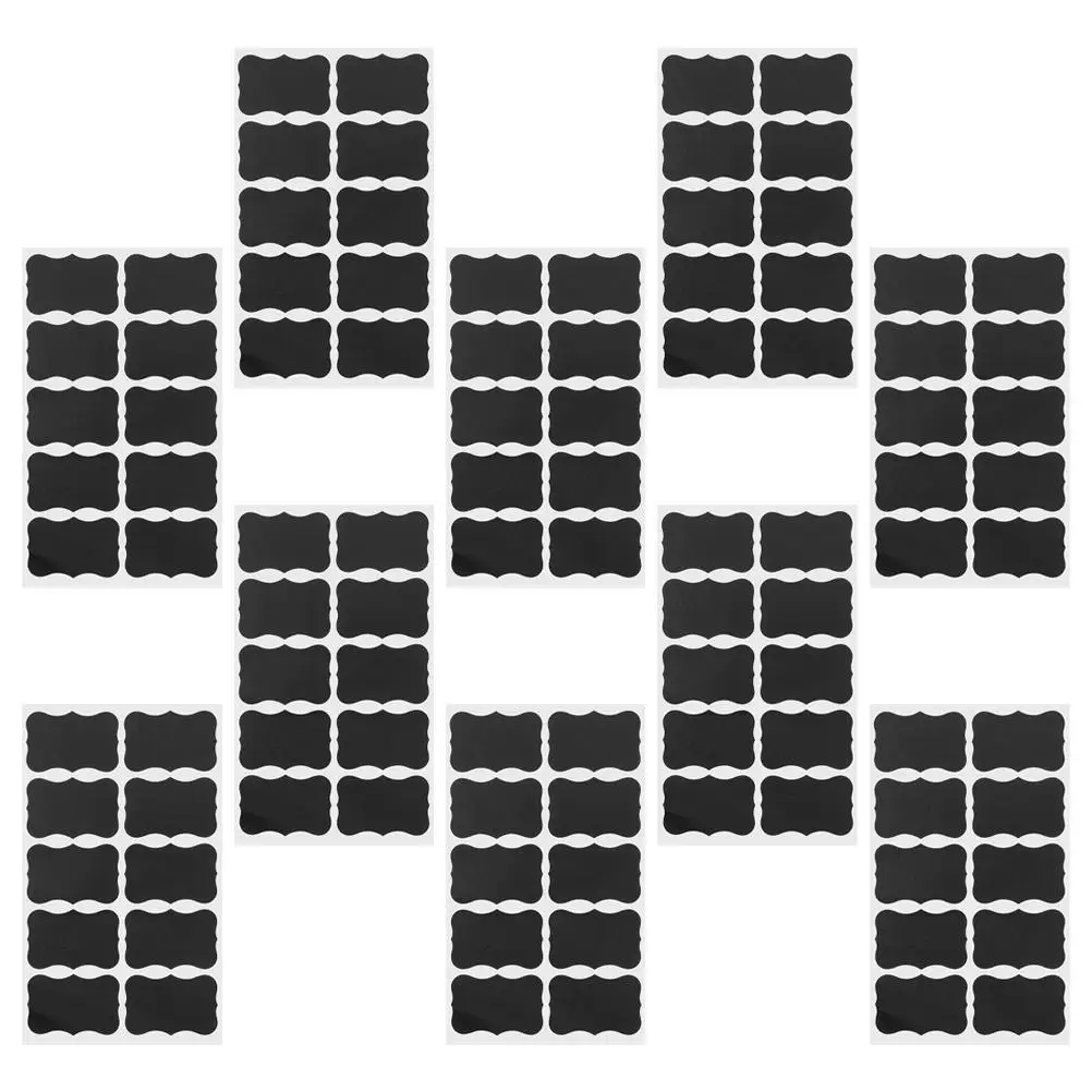 200 Pcs Blackboard Stickers Bottle Labels Canning for Mason Jars Chalkboard Signs Food