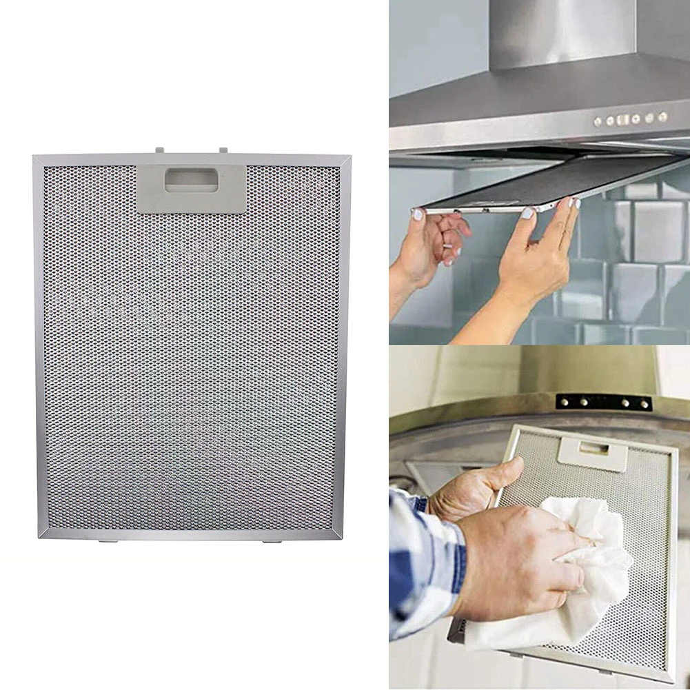 Vařič kapuce filtrů kov pletivo extractor odvětrávací komín filtr 340x270mm výfuk fanoušci ventilace filtr pletivo vařič kapuce mazat filtr