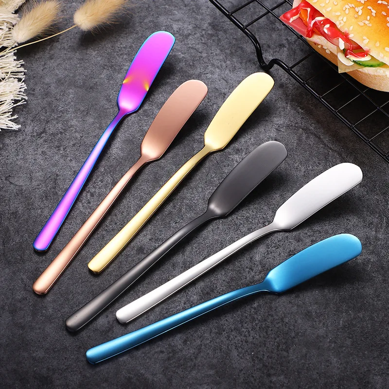 2pcs Kitchen Butter Knife,Stainless Steel Butter Knife,Cheese Spreader,Multifunctional Butter Shovel Kitchen Gadgets