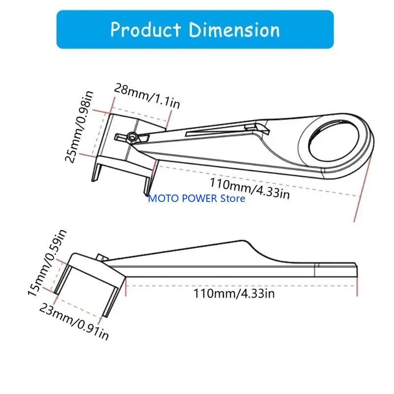 G7ND 2 مجموعات سلسلة مزيتة قضيب سلسلة نظافة مرفق دراجة نارية صيانة أداة نظيفة دراجة نارية سلسلة التشحيم قضيب #6