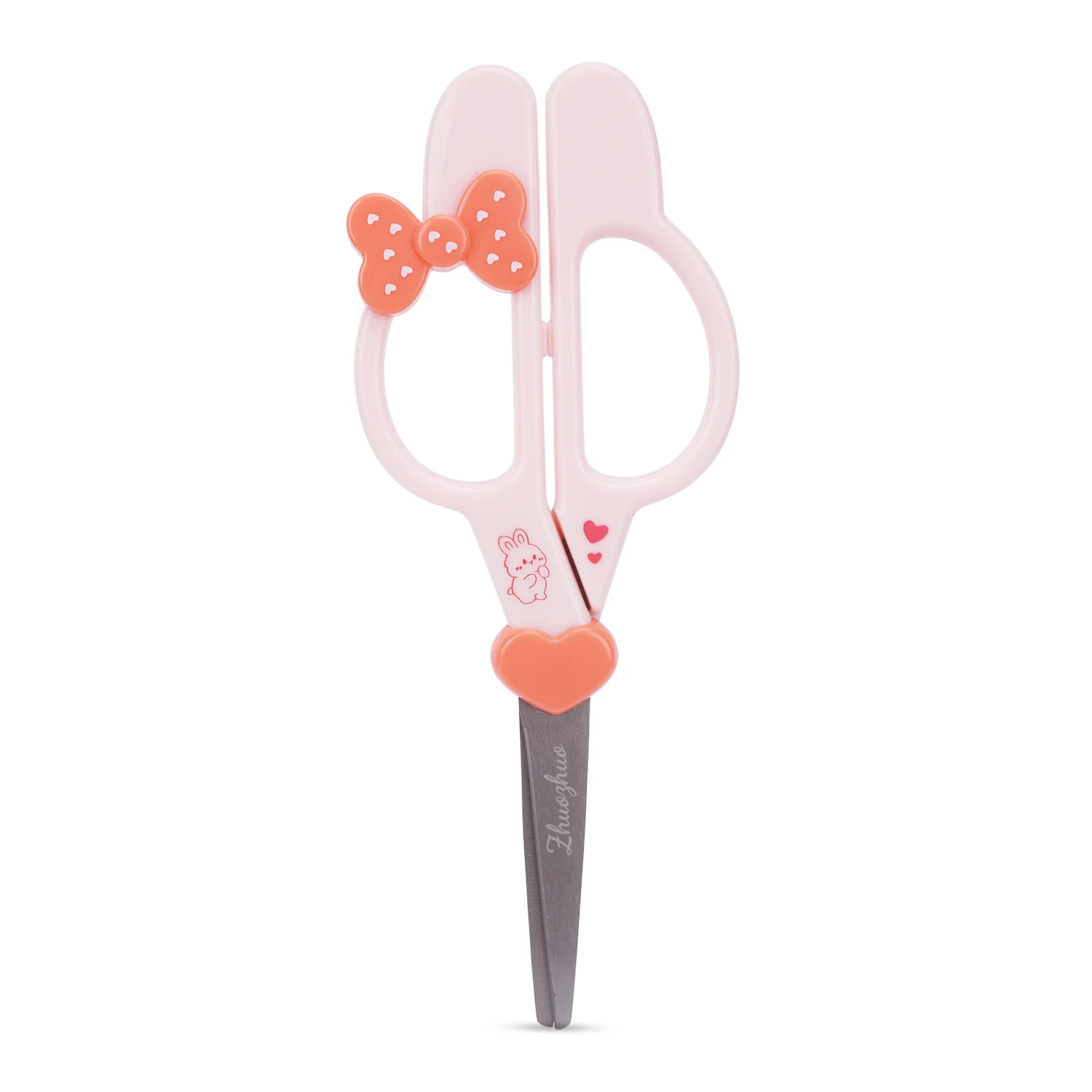 ZHUOZHUO Cute Craft Scissors, 7.28-Inch Titanium-Coated Paper Scissors for Stickers, Tape, School and Office Supplies