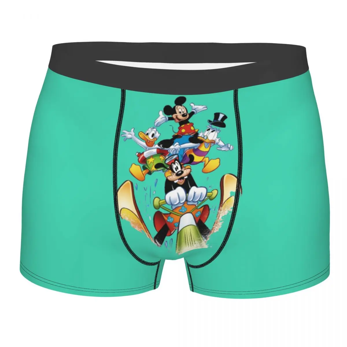 

Custom Mickey Mouse Pluto Minnie Goofy Donald Duck Boxers Shorts Men's Briefs Underwear Fashion Underpants