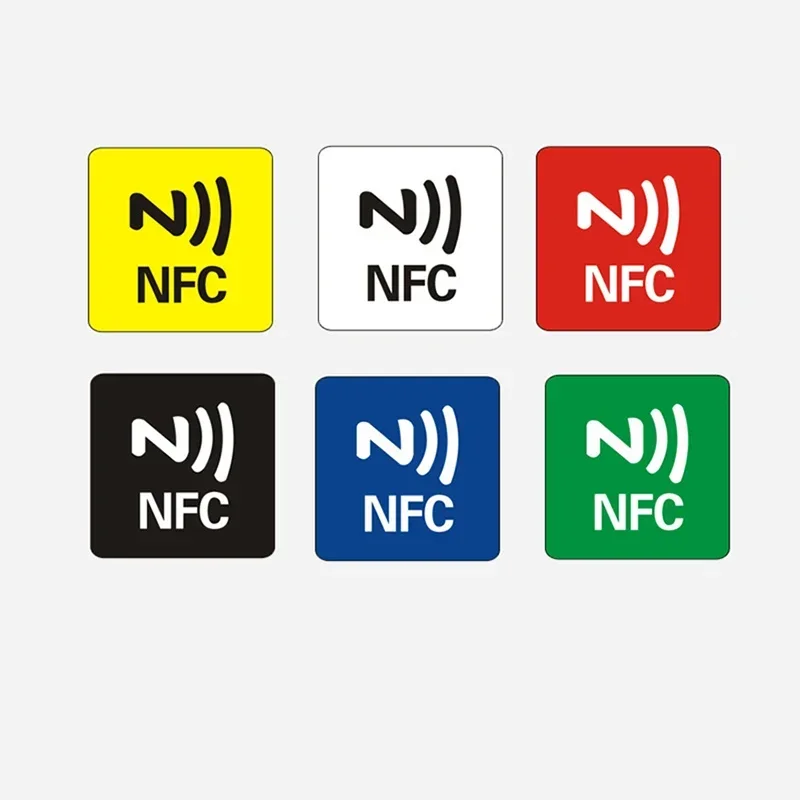 1PC 216 NFC Stickers Tags Work with All NFC-Enabled Phone & Devices 30 mm RFID Electronic Label NFC Stickers