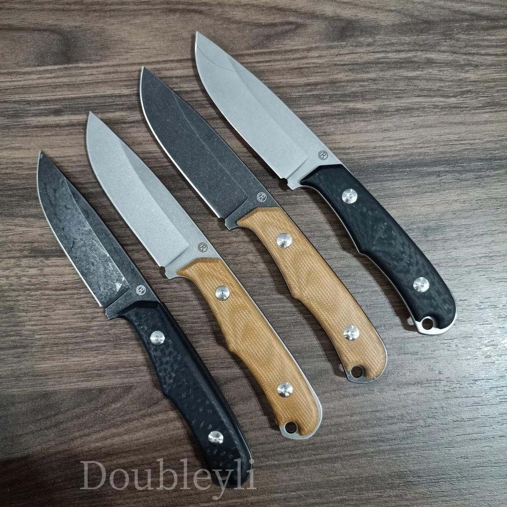 Compact R Straight Knife Multi-functional Camping Picnic BBQ Knife Vegetable Cutting Knife Fruit Knife Portable Utility EDC Tool